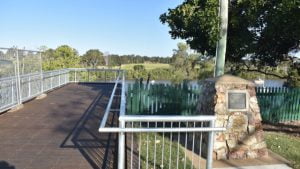 Viewing platform and cairn at Pt Lookout in Maryborough, used by pioneers watching for arriving supply ships