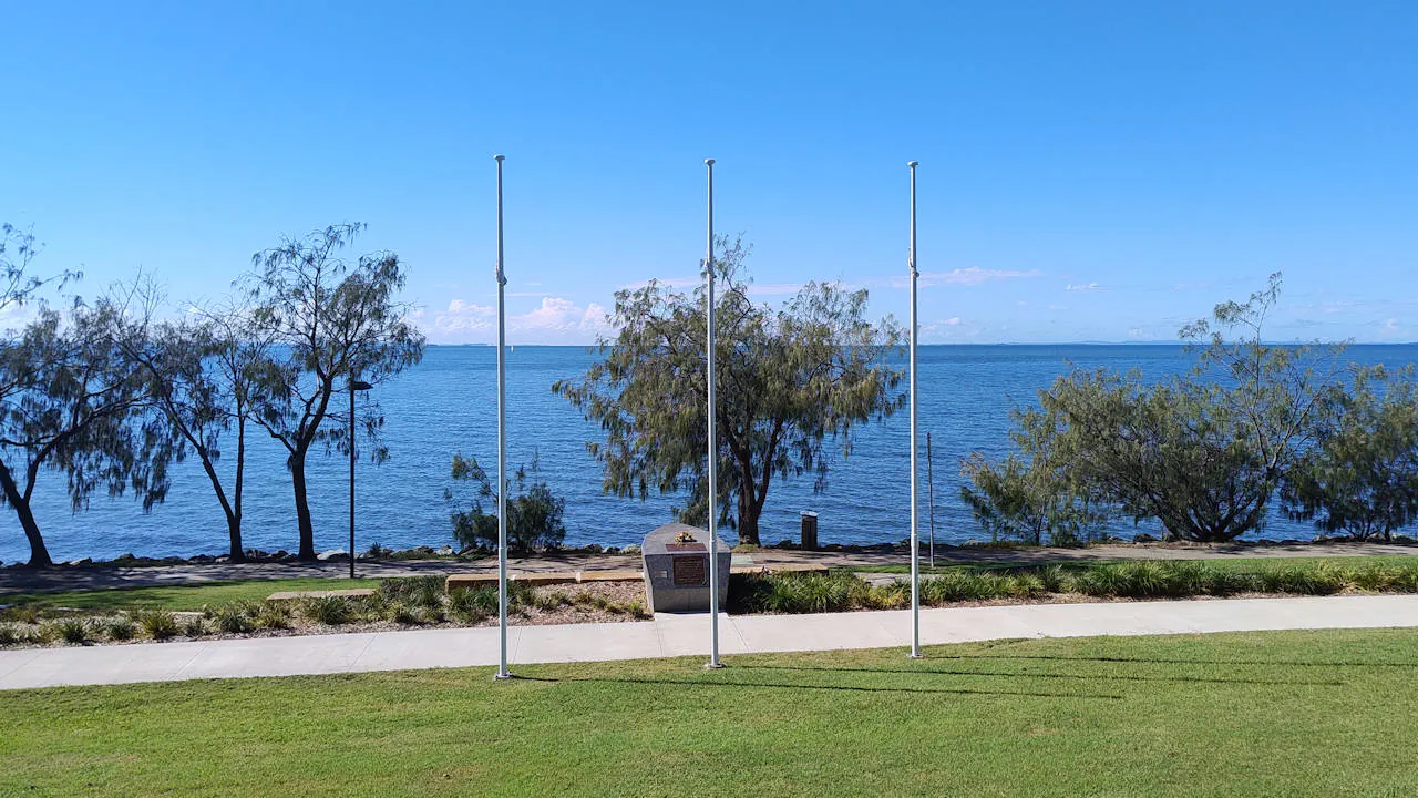 Gayundah Coastal Aboretum looking out towards the water