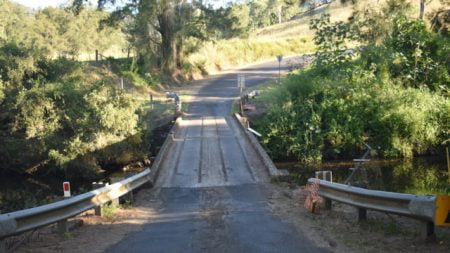 Bridge over a creek