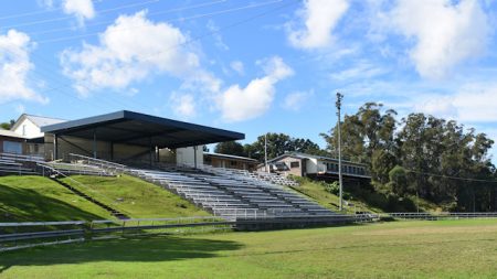 Grandstand at the Maclean Showground