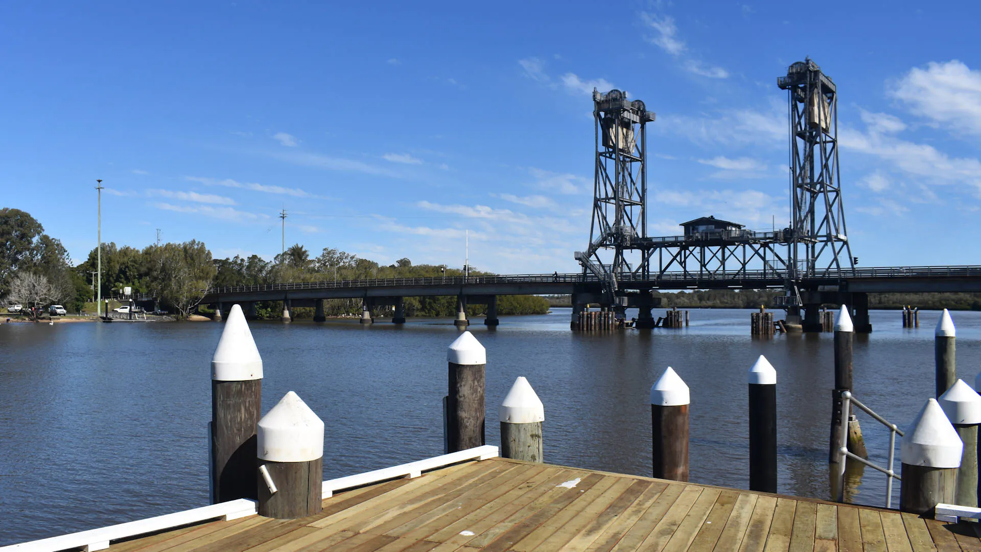 Wardell Bridge on the Richmond River in NSW